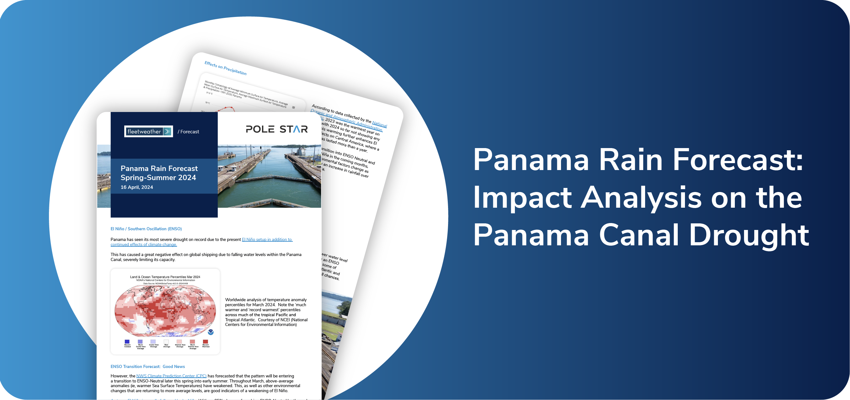 Panama Rain Forecase: Impact Analysis on the Panama Canal Drought