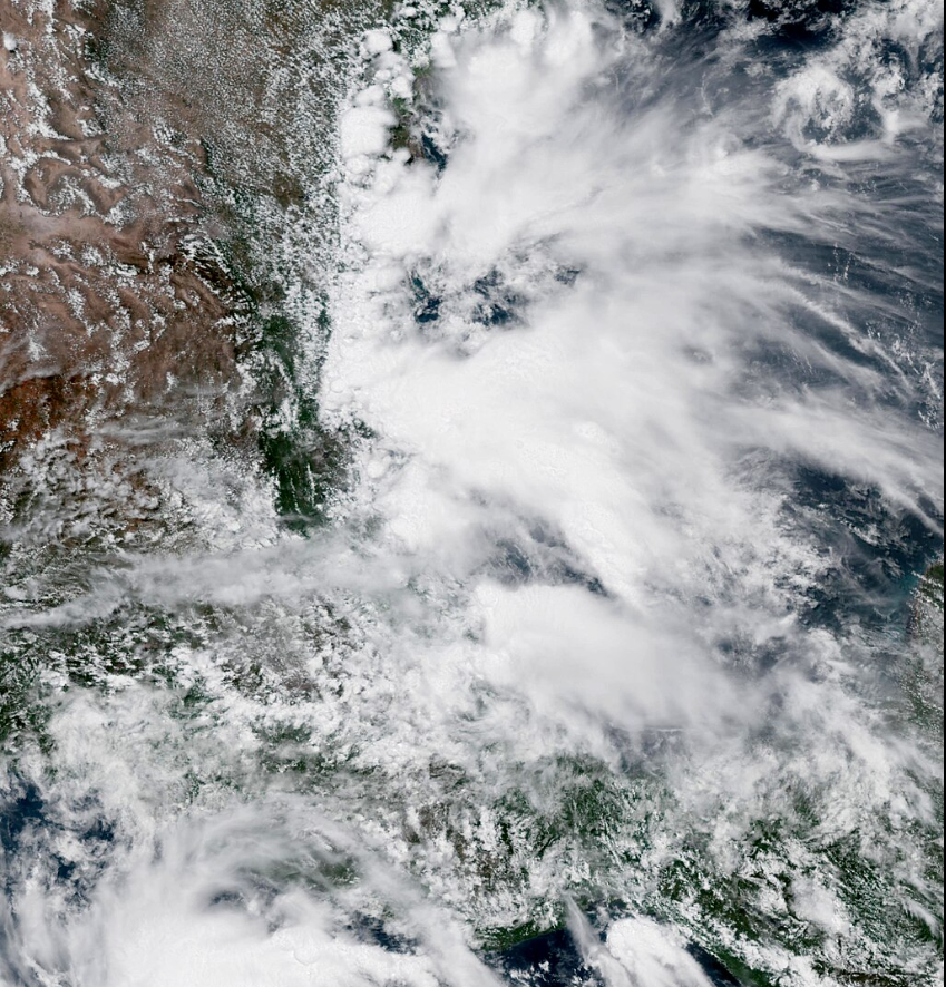 Hurricane Erin,Chantal, Barry taken by GOES-19 Satellite Source Image 3