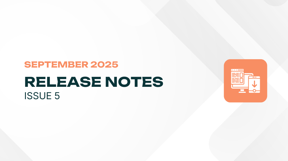 September – Product Release Notes