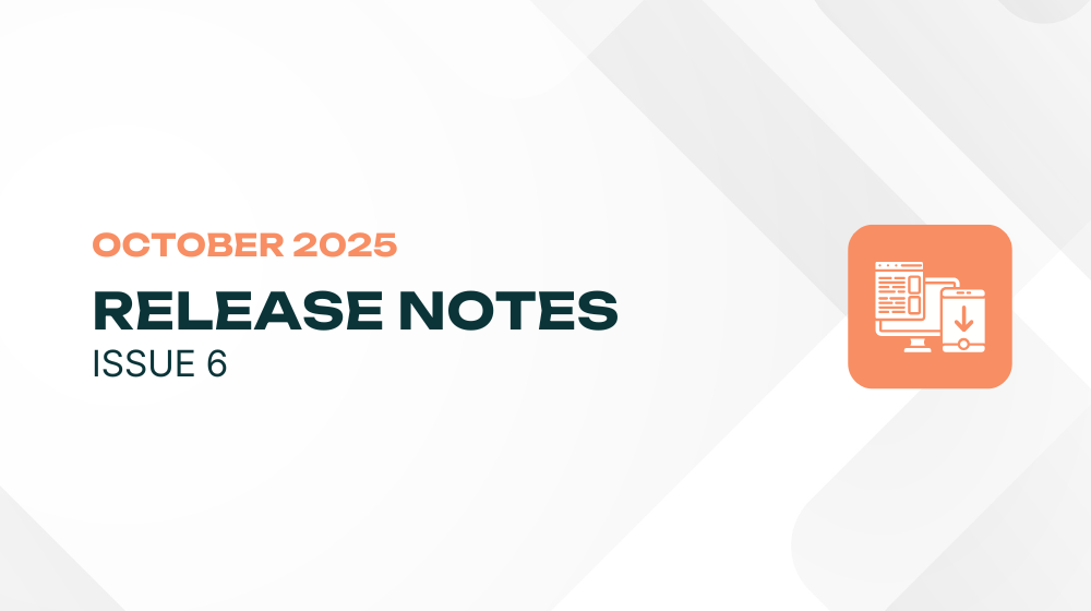 October – Product Release Notes