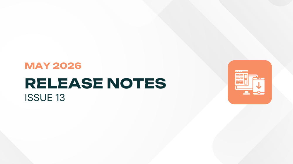 May– Product Release Notes 