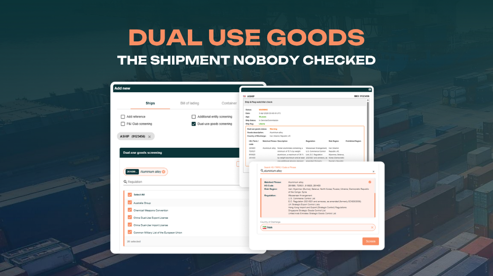 Why Dual-Use Goods Screening Must Move to Transaction Level 